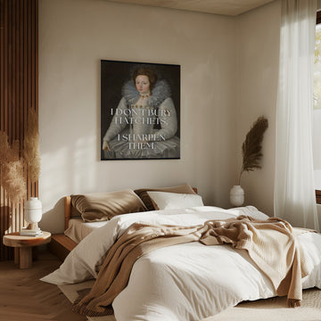 Regal Woman Quote | Canvas - Room Interior 2