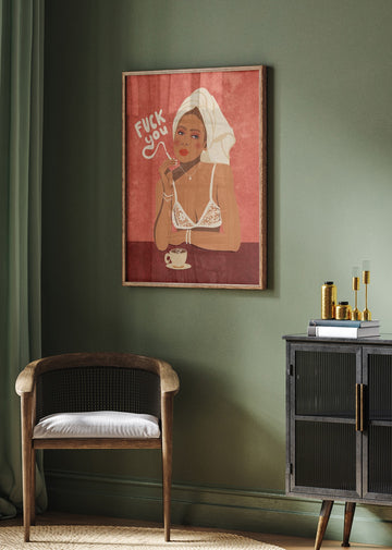 Fuck you | Poster - Room Interior 2