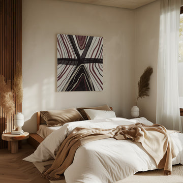 Intersecting Organic Forms | Canvas - Room Interior 2