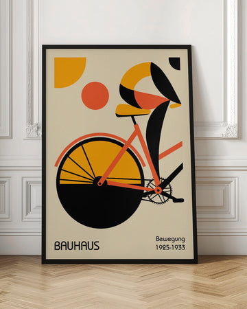 Abstract Bike Rider | Poster - Room Interior 1