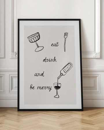 Eatdrinkandbemerryno01 | Poster - Room Interior 1