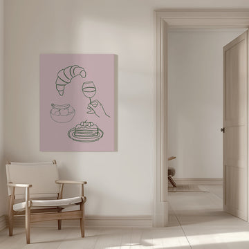 Delightful Indulgence | Canvas - Room Interior 1