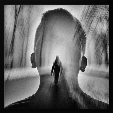 Inner Journey Head | Poster - Black Metal Frame Interior