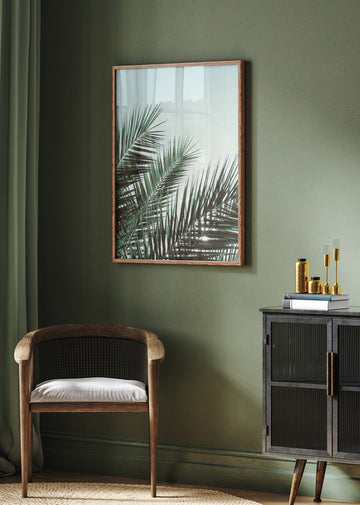 Tropical Palm Fronds | Poster - Room Interior 2