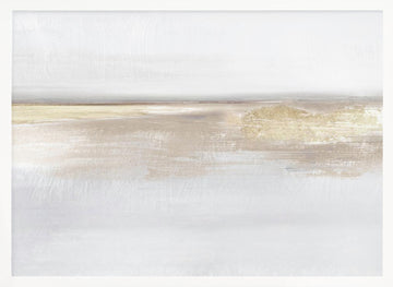 Gold Light | Poster - White Frame Interior