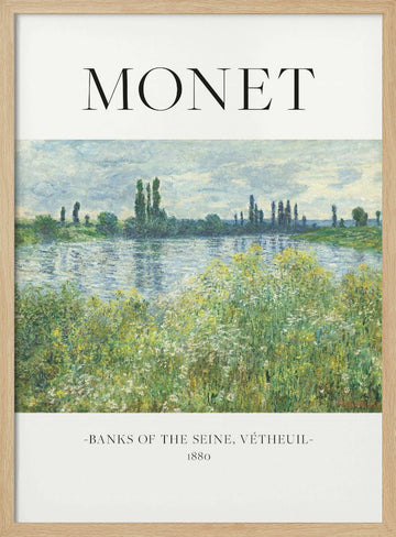 Banks Of The Seine | Poster - Wood Frame Interior