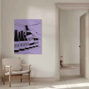 Grabbing Cold Beer | Canvas - Room Interior 1
