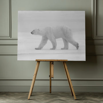 Walking Polar Bear | Canvas - Room Interior 1