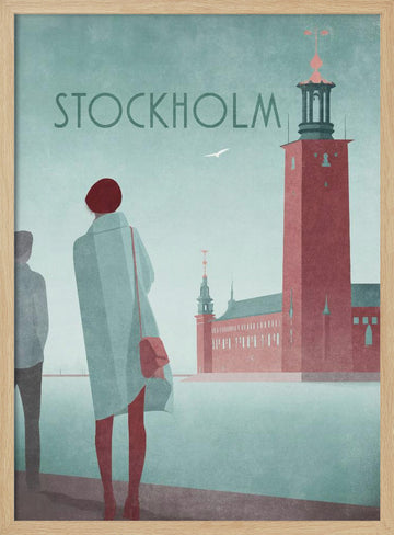 STOCKHOLM 2 - Stockholm City Hall | Poster - Wood Frame Interior