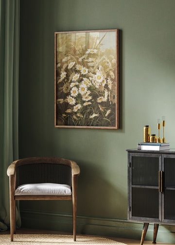 Daisies By Ellen Thayer Fisher | Poster - Room Interior 2