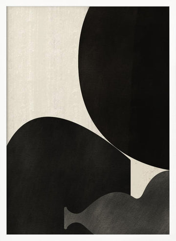 Organic Shapes Still Life | Poster - White Frame Interior