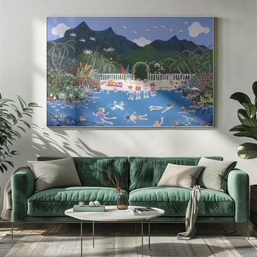 Tropical Family Paradise | Poster - Room Interior 1