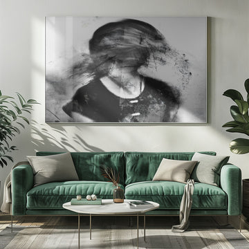 Abstract Fragmented Portrait | Poster - Room Interior 1