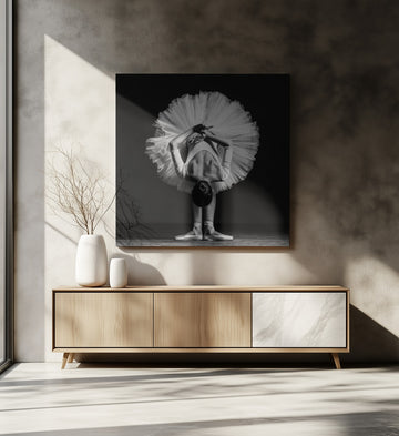 Elegant Ballerina Pose | Canvas - Room Interior 2