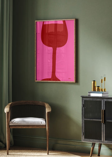 Red Wine | Poster - Room Interior 2