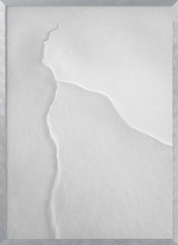 White Sand Dunes | Poster - Silver Frame Interior