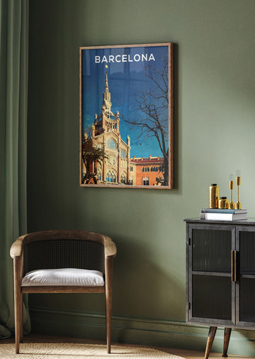 Barcelona Sant Pau Landmark | Poster - Room Interior 2
