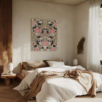 Vintage Floral Pattern | Canvas - Room Interior 2