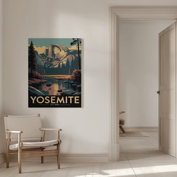 Yosemite Half Dome Vista | Canvas - Room Interior 1