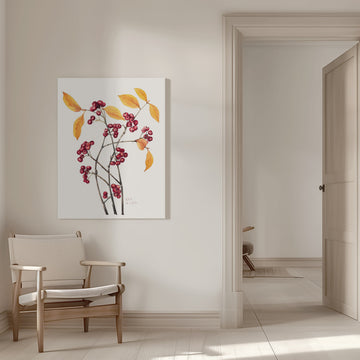 Red Chokeberry (1920) | Canvas - Room Interior 1