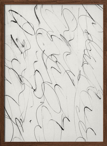 Script | Poster - Walnut Frame Interior