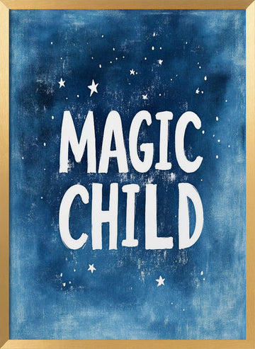 Starlit Dreams | Poster - Gold Frame Interior