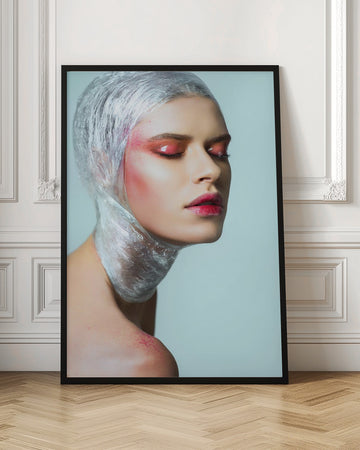 Pink Wrapped Beauty | Poster - Room Interior 1