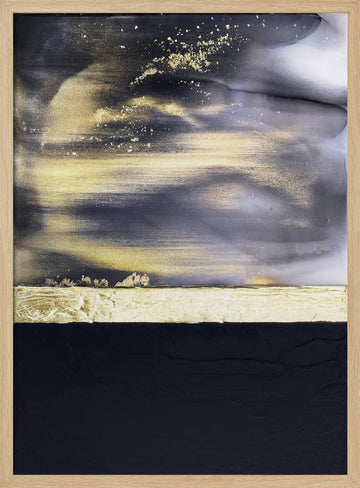 Golden Horizon | Poster - Wood Frame Interior