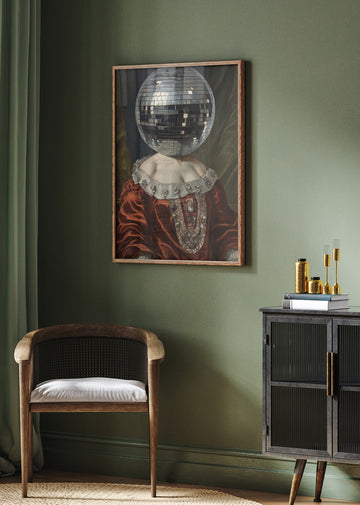 Regal Disco Portrait | Poster - Room Interior 2