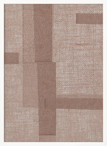 Textured Geometry | Poster - White Frame Interior