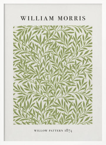 Willow Pattern | Poster - White Frame Interior