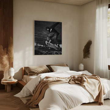 Skateboarder Urban Trick | Canvas - Room Interior 2