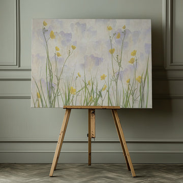 Crocuses bloom | Canvas - Room Interior 1