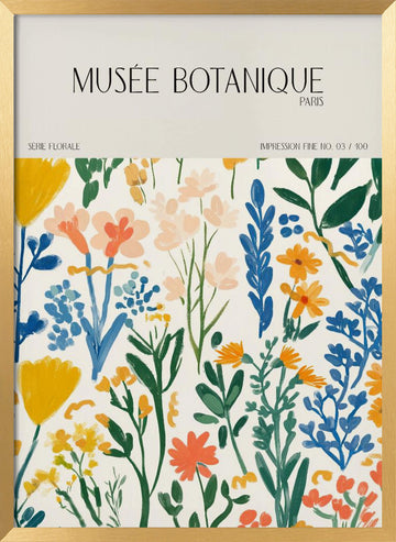 Museebotaniqueno29 | Poster - Gold Frame Interior