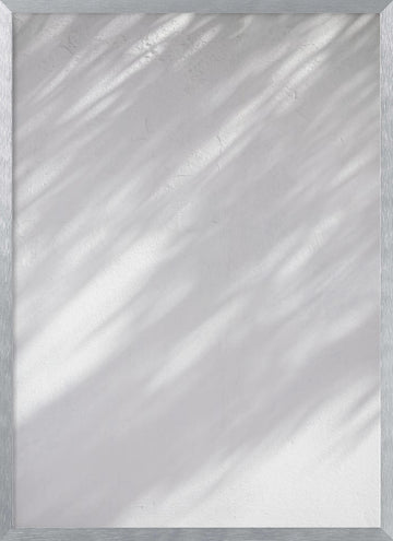Shades of White in Morocco | Poster - Silver Frame Interior