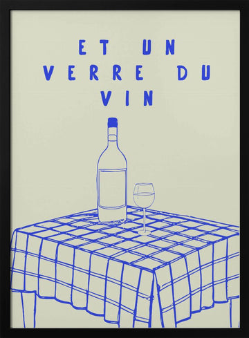 Etunverreduvin | Poster - Black Metal Frame Interior