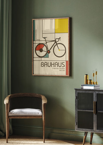Bauhaus Bike Exploration | Poster - Room Interior 2