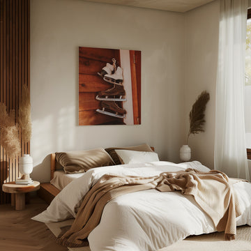 Rustic Ice Skates Display | Canvas - Room Interior 2