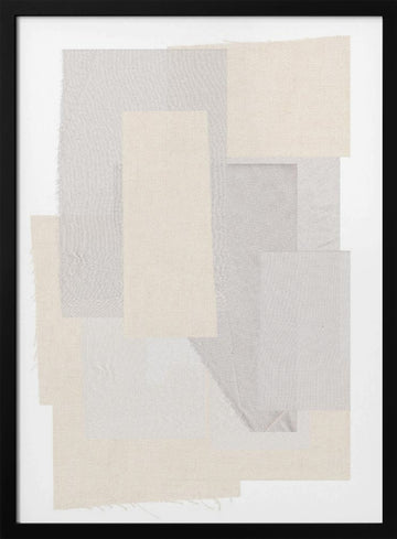 Textured Layers | Poster - Black Metal Frame Interior