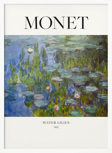 Water Lilies 1915 | Poster - White Frame Interior
