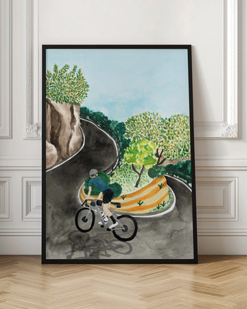 Scenic Mountain Cycling | Poster - Room Interior 1