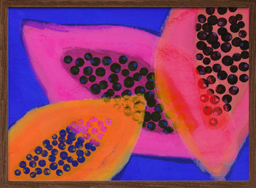 Yummypapaya | Poster - Walnut Frame Interior