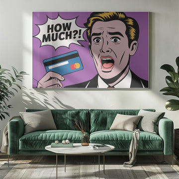 Pop Art Financial Shock | Poster - Room Interior 1