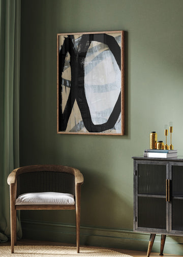 Bold Abstract Strokes | Poster - Room Interior 2