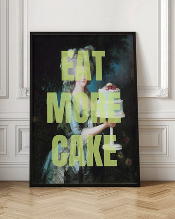Eat More Cake Portrait | Poster - Room Interior 1
