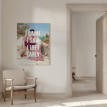 Classical Lady Funny Quote | Canvas - Room Interior 1