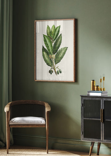 Botanical Leaves and Fruit | Poster - Room Interior 2