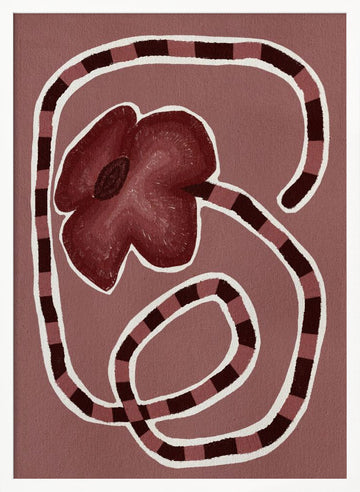 Delicate Bloom 15 | Poster - White Frame Interior