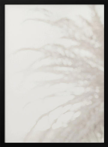 Soft Pampas Light | Poster - Black Frame Interior