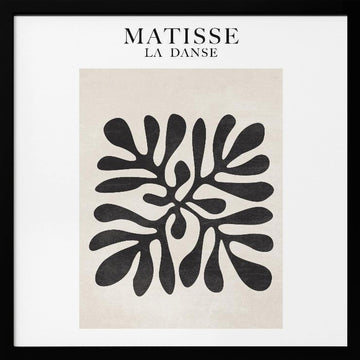 Flowing Silhouettes | Poster - Black Metal Frame Interior